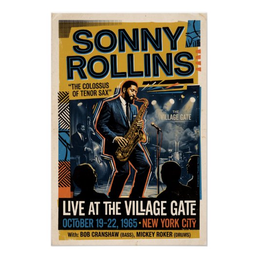 Poster Sonny Rollins (Devant)