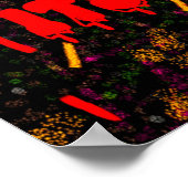 POSTER SONO DANS LE GHETTO DE STYLE AFRO-AMÉRICAIN (Coin)