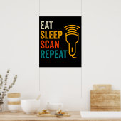 Poster Sonographe Sonographie Scan (Cuisine)