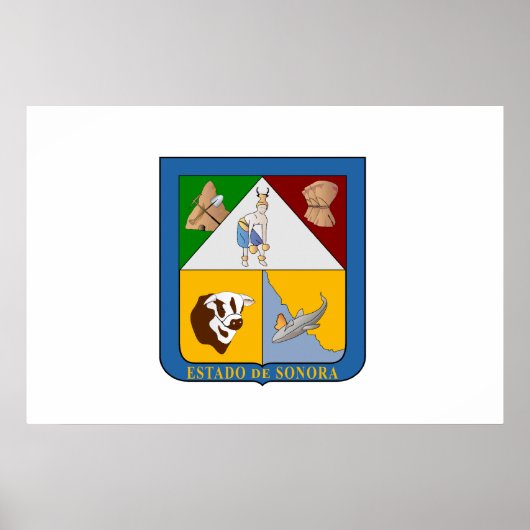 Poster Sonora, Mexique (Devant)