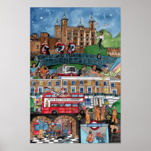 Poster Sons de l'affiche de Londres