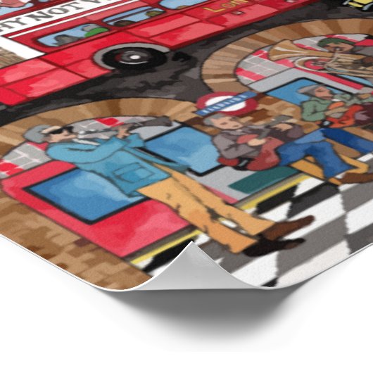 Poster Sons de l'affiche de Londres (Coin)