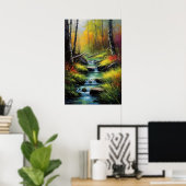 Poster Sons relaxants de la forêt (Bureau à domicile)