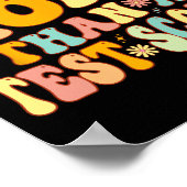 Poster Sont Plus Qu'Un Test Score Enseignant Super Test (Coin)