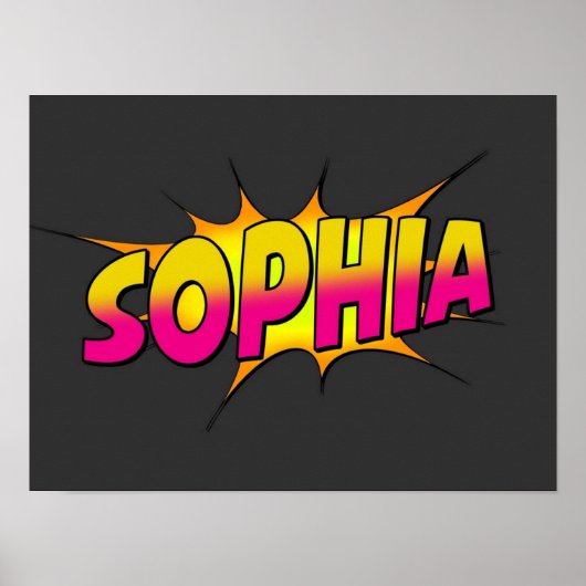 Poster Sophia (Devant)