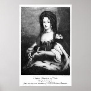 Poster Sophia Dorothea de Celle