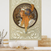Poster Sophia par Alphonse Mucha (Cuisine)