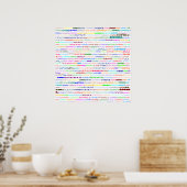 Poster Sophia Text Design II Imprimer (Cuisine)