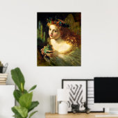 Poster Sophie Gengembre Anderson : Prenez le visage équit (Bureau à domicile)