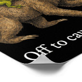 Poster Sorcier Grenouille Fantaisiste Part Pour Causer Un (Coin)