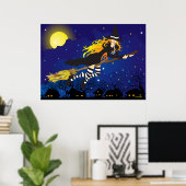 Poster sorcière (Bureau à domicile)