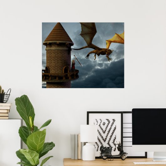 Poster Sorcière (Bureau à domicile)