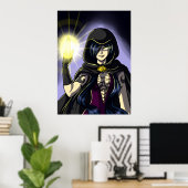 Poster Sorcière (Bureau à domicile)