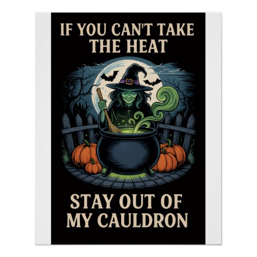 Poster Sorcière à l'affiche Cauldron (Devant)
