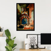 Poster Sorcière au foyer (Bureau à domicile)