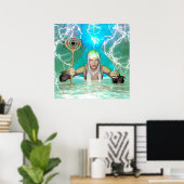 Poster Sorcière blanche (Bureau à domicile)