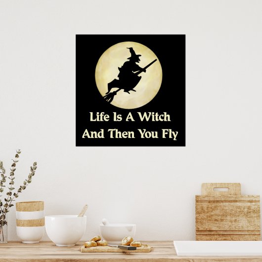 Poster Sorcière classique (Cuisine)