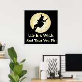 Poster Sorcière classique (Bureau à domicile)