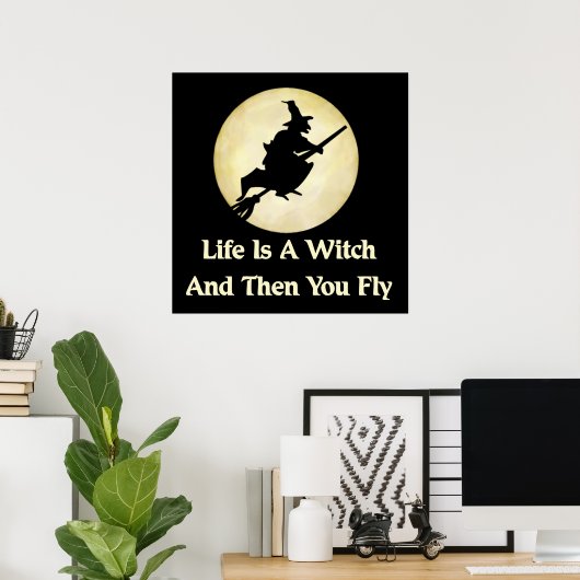 Poster Sorcière classique (Bureau à domicile)