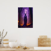 Poster Sorcière de Chaos pourpre en Forêt foncée (Cuisine)