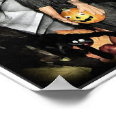 Poster Sorcière de Halloween (Coin)