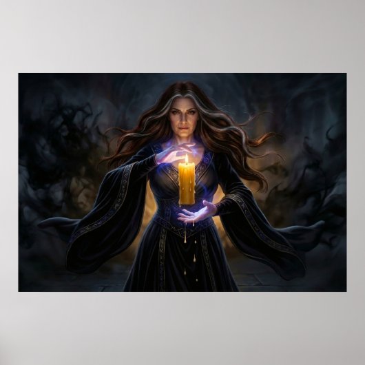Poster Sorcière de la Chandelle Arcanique (Devant)