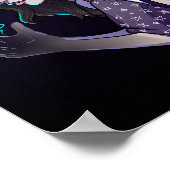 Poster Sorcière de l'invisibilité Ado fille Anime Illustr (Coin)