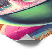 Poster Sorcière d'Halloween épinglée (Coin)