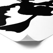 Poster Sorcière d'Halloween sur Broomstick (Coin)
