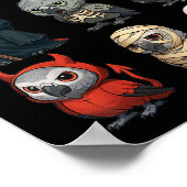 Poster Sorcière d'oiseau de perroquet d'Afrique Zombie Ha (Coin)