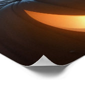 Poster Sorcière éffrayante et Jack-O-Lanterns (Coin)