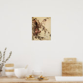 Poster Sorcière enchevêtrée dans les épines par Arthur Ra (Cuisine)