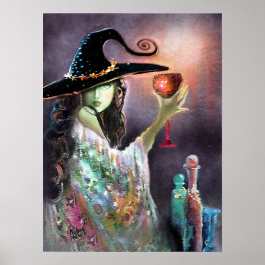 Poster Sorcière et Goblet (Devant)