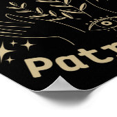 Poster Sorcière féministe, Hex Le Patriarcat (Coin)