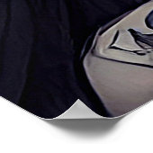 Poster Sorcière gothique Corneille noire (Coin)