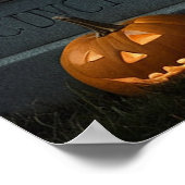 Poster Sorcière gothique d'Halloween (Coin)