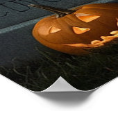 Poster Sorcière gothique d'Halloween (Coin)