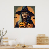 Poster Sorcière - Halloween (Cuisine)