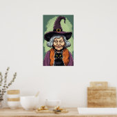 Poster Sorcière - Halloween (Cuisine)