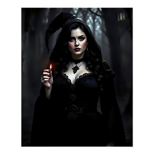 Poster Sorcière nocturne (Devant)