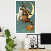 Poster Sorcière Par Nuit (Bureau à domicile)