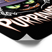 Poster Sorcière paranormale féticheuse de chat noir (Coin)