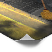 Poster Sorcière rechapée dans le couloir Poster/Imprimer (Coin)