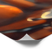 Poster Sorcière rouge, Oeil bleu, Beauté rousse (Coin)