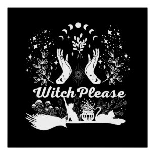 Poster Sorcière S'Il Vous Plaît : Sassy Sorcery Design