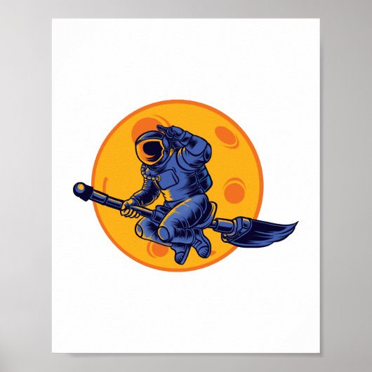 Poster Sorcière spatiale (Devant)