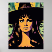 Poster Sorcière Vintage (Devant)