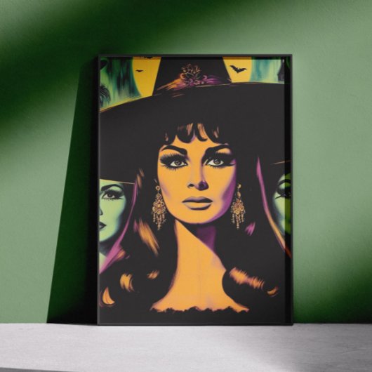Poster Sorcière Vintage