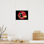 Poster Sorcière volant la nuit (Cuisine)