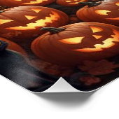 Poster Sorcière volante magique (Coin)